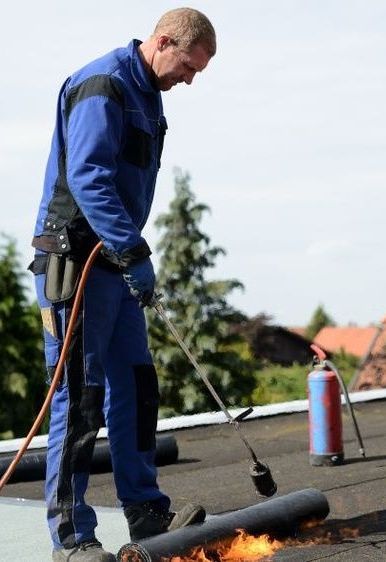 Dakdekker op het dak smal