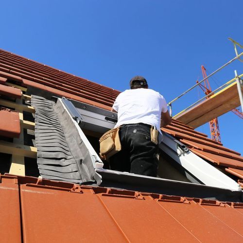 Afwerken van een dakraam